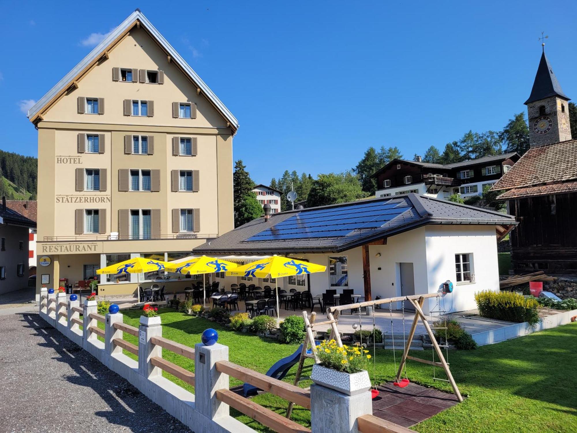 Hotel Staetzerhorn Парпан Екстериор снимка